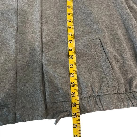 Lane Bryant Button Front Fleece Jacket Heather Gray Women’s Size 18/20 - Picture 8 of 11